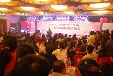 公司举行2009年总结暨迎春团拜会